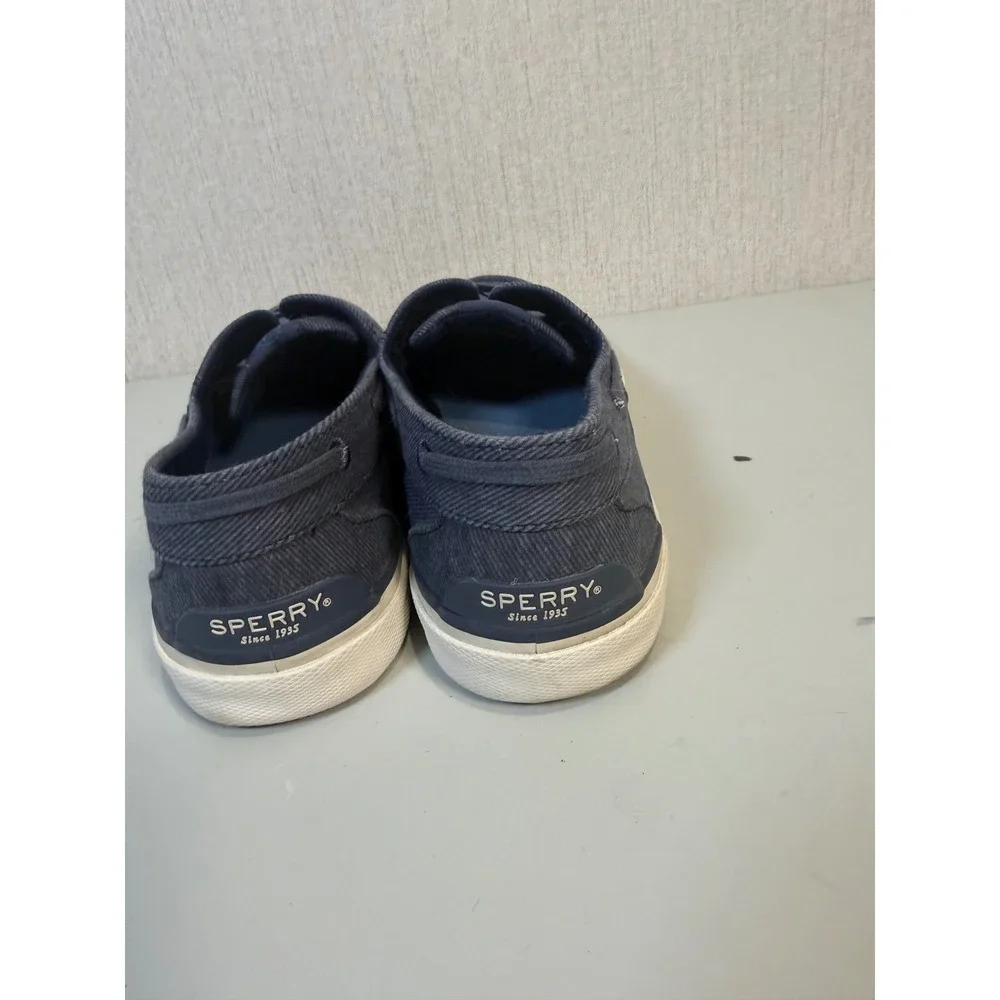 Sperry Womens Seacycled Twill Loafer Casual Shoe - Size 11‎ Navy - STS88787